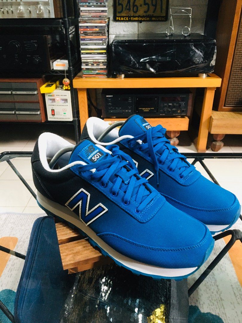 Navy blue new balance top 501