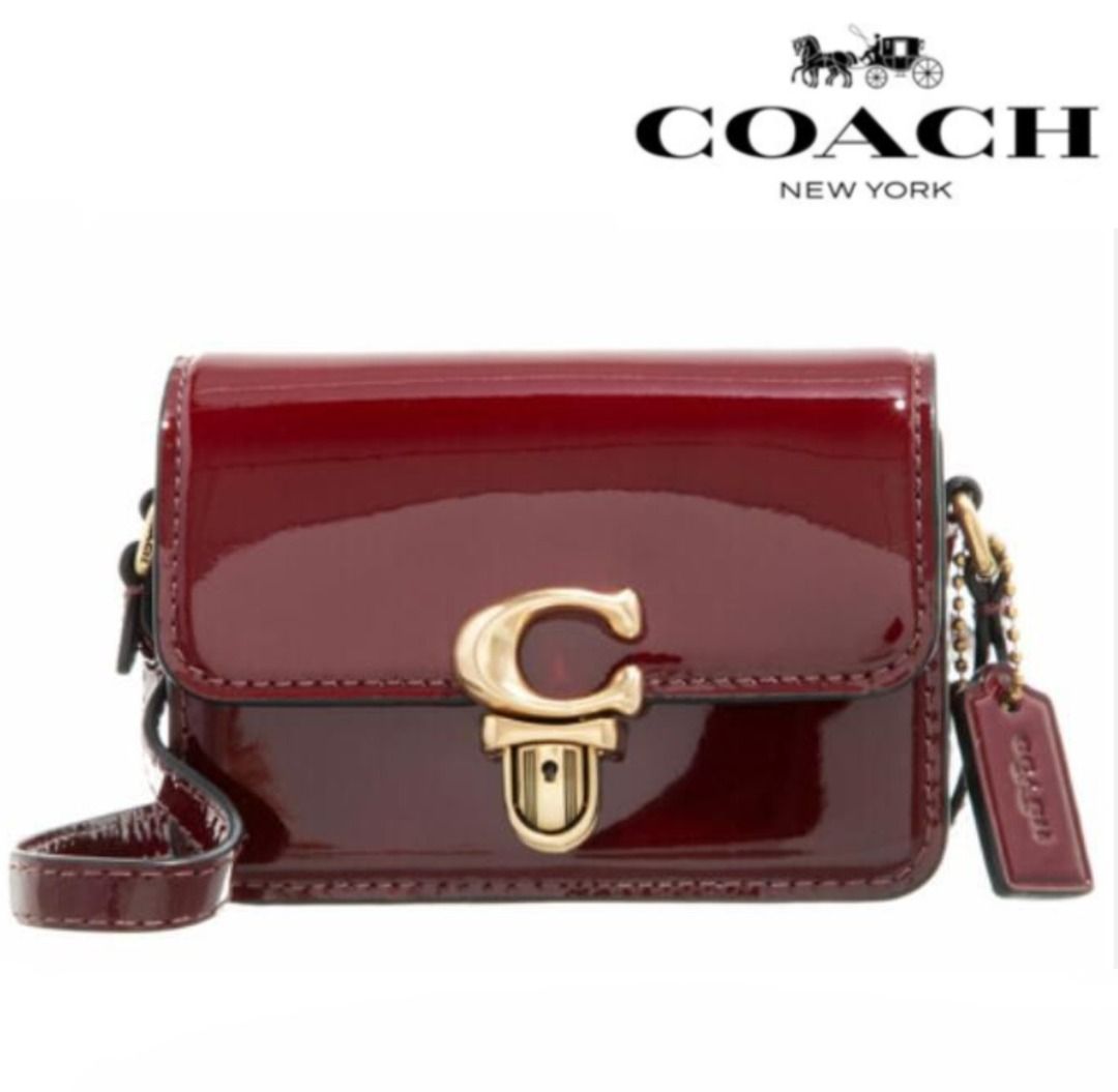 Wine colored shop coach purse