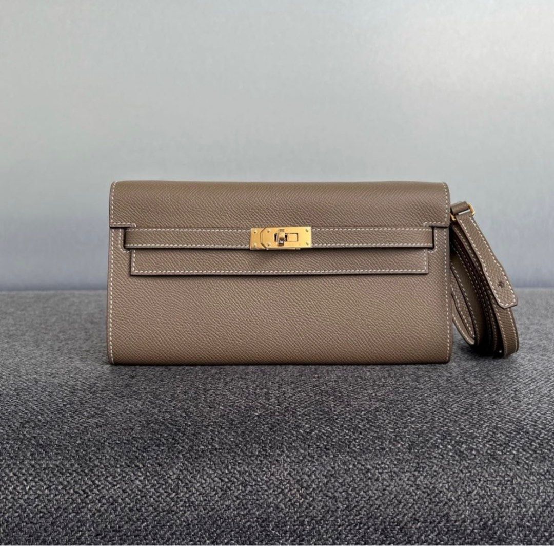 Hermes Kelly 25 Sellier Etoupe Epsom GHW, Luxury, Bags & Wallets on  Carousell