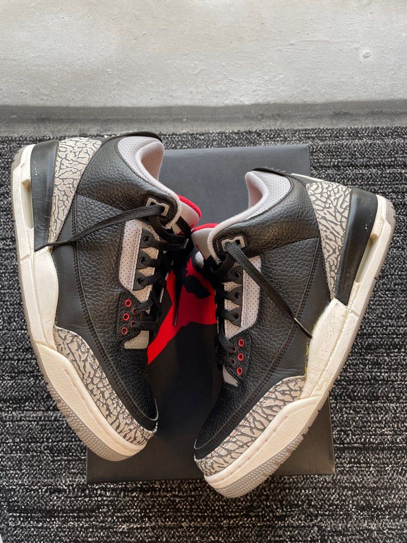1988 jordan 3 black cement
