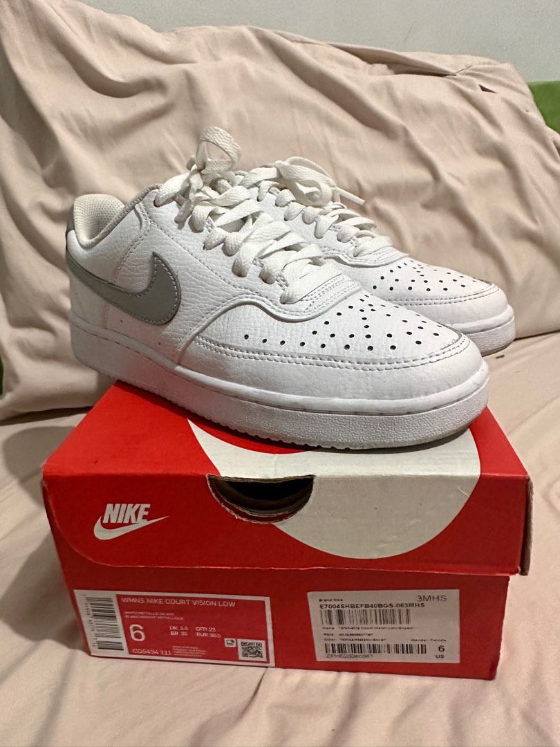 Nike court vision low, Women's Fashion, Footwear, Sneakers on Carousell