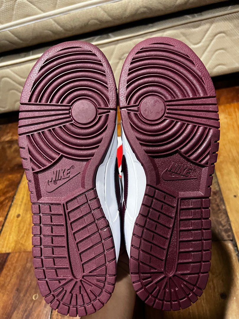 Meroon Dunks Nike Dunk Low Night Maroon, Men's Fashion, Footwear, Sneakers on Carousell