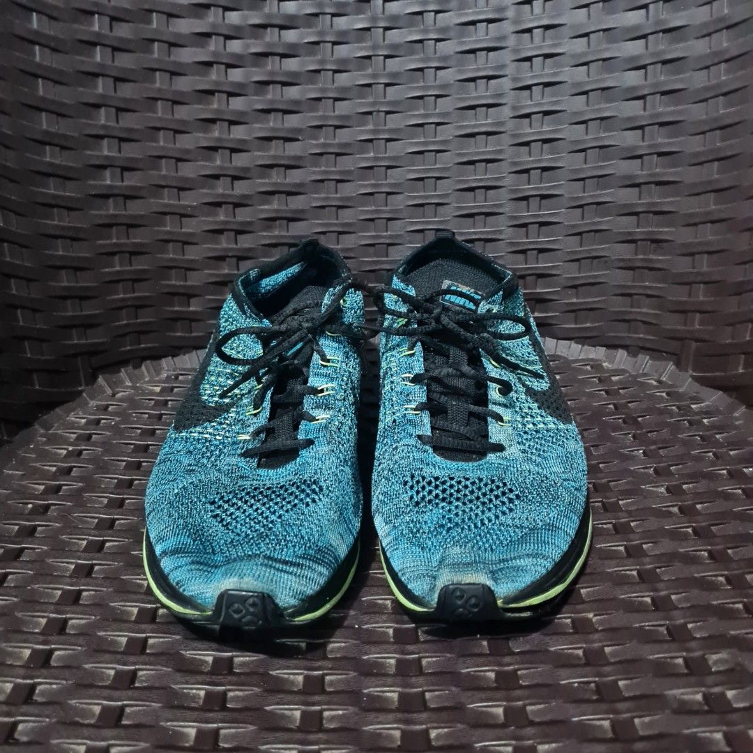 Nike flyknit top racer blue gecko