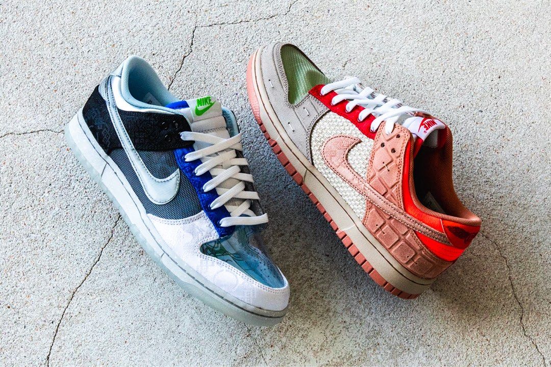 Nike Nikelab x clot dunk low what the Carousell