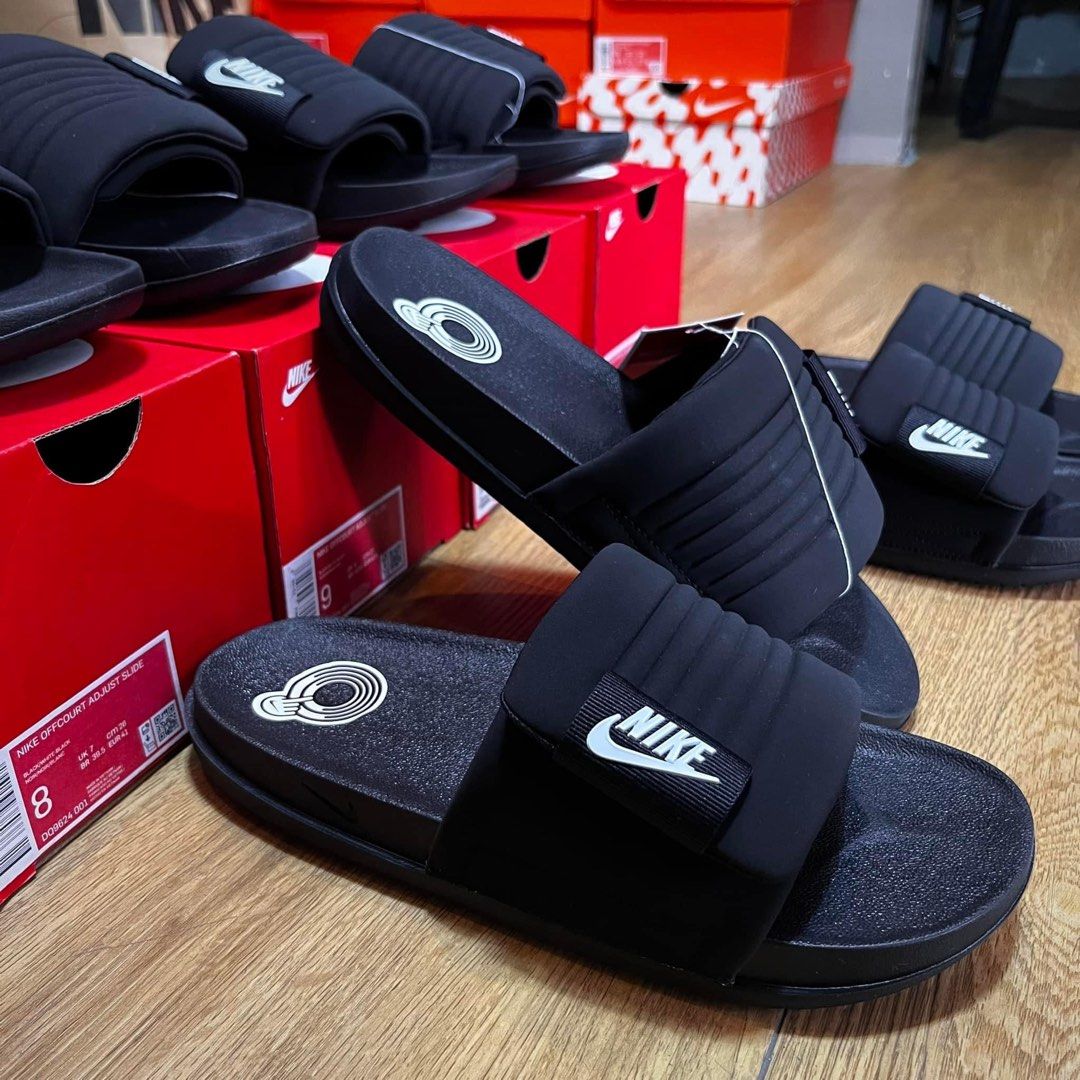 Nike Offcourt Adjust Slide 'Black White' | Men's Size 11