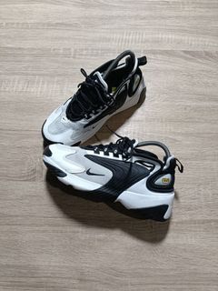 Nike WMNS Zoom 2K [AO0354-100] Women Casual Shoes Chunky White/Black size 40 insole 25.5cm