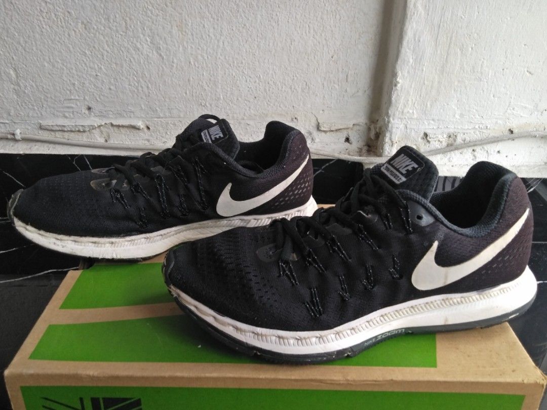 NIKE ZOOM PEGASUS 33 BLACK FOR MEN WOMEN