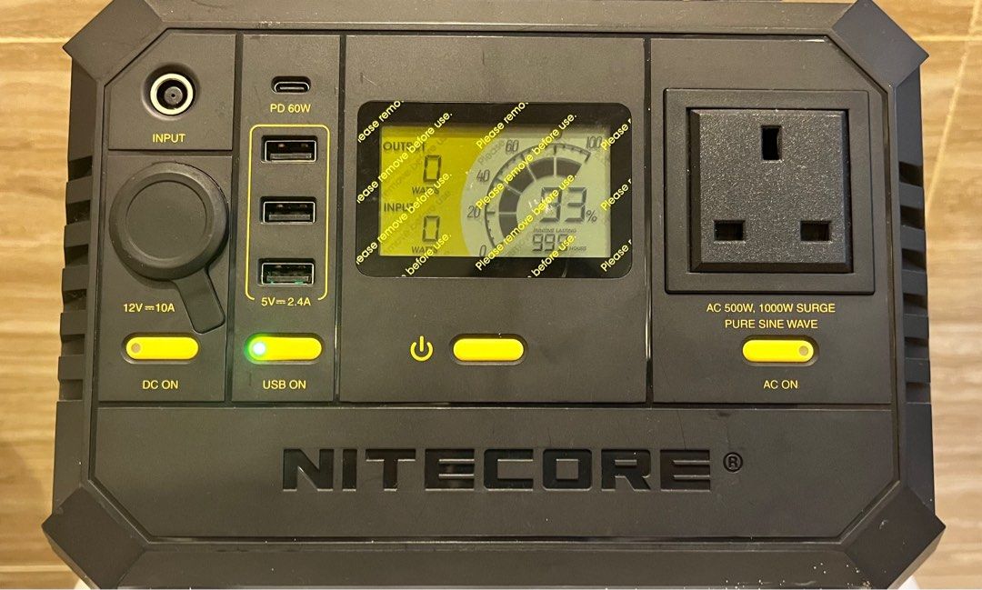 Nitecore NES500 Power Station, 手提電話, 電話及其他裝置配件, 電池