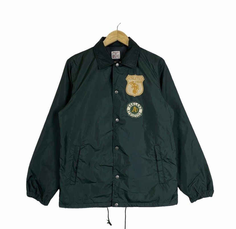 Oakland Athletics Mlb Baseball Coach Jacket Women s Fashion