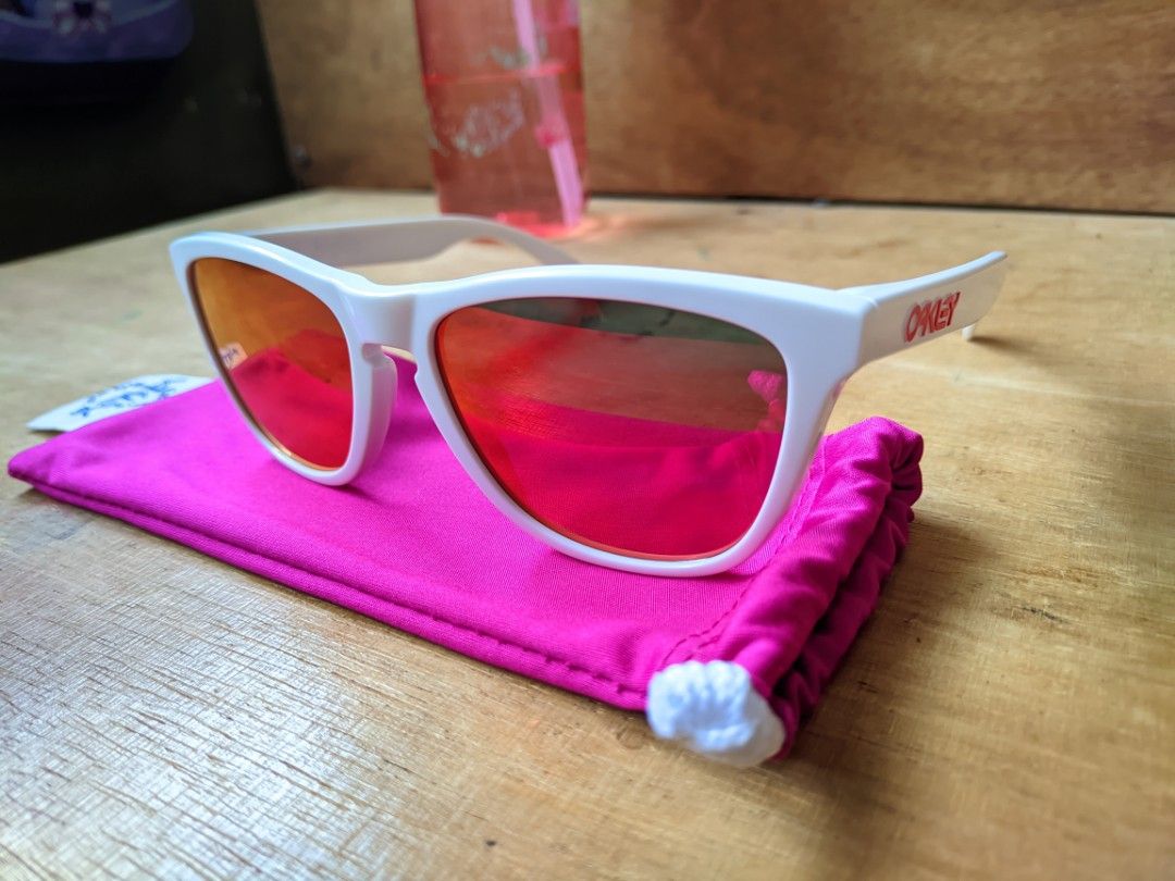Oakley frogskins white ruby iridium sale