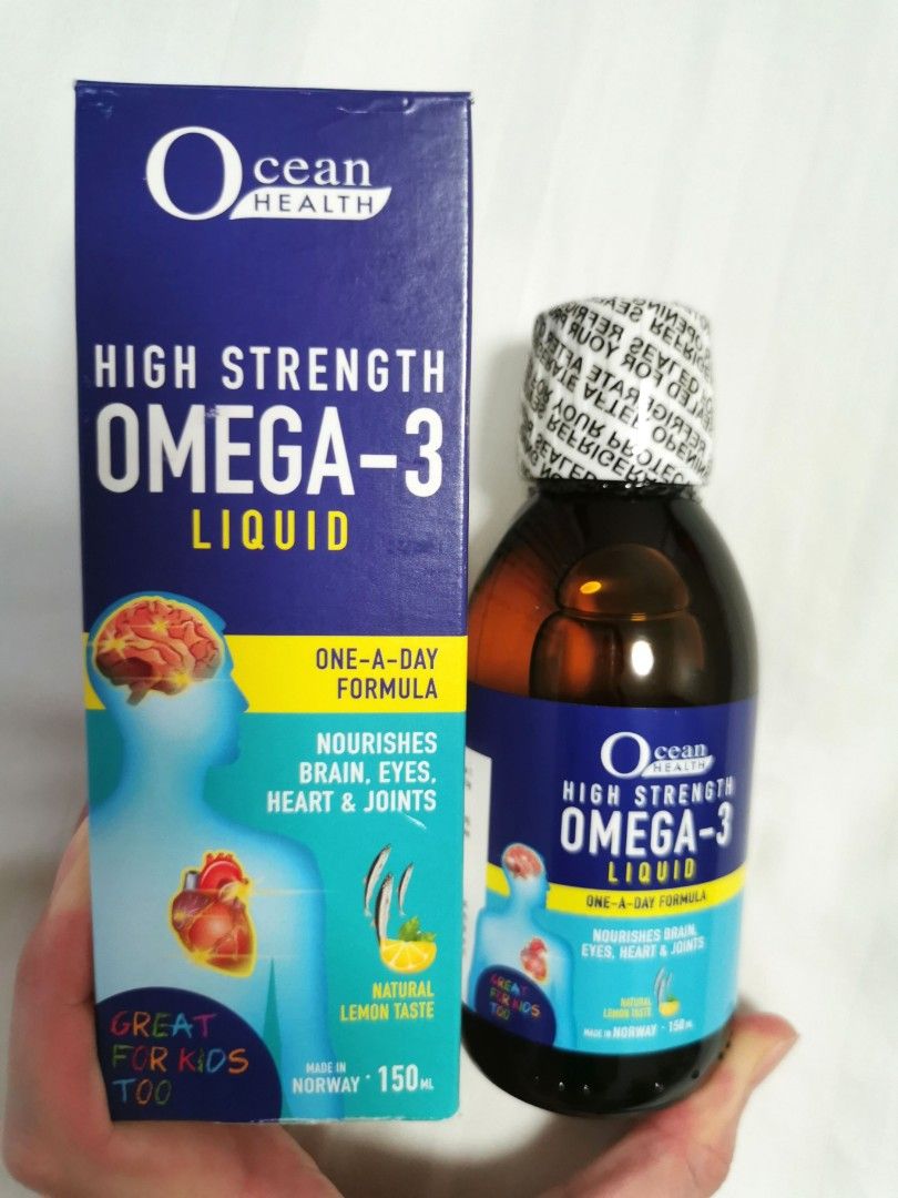 Ocean Health - High Strength Omega-3 Liquid 150ml, Health & Nutrition
