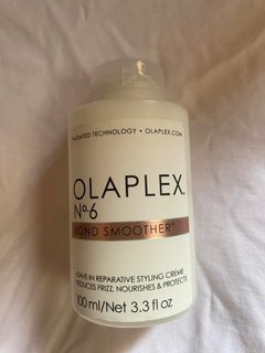 Olaplex No.6 Bond Smoother Leave-in Reparative Styling Creme Reduces Frizz Nourishes & Protects - 100ML)