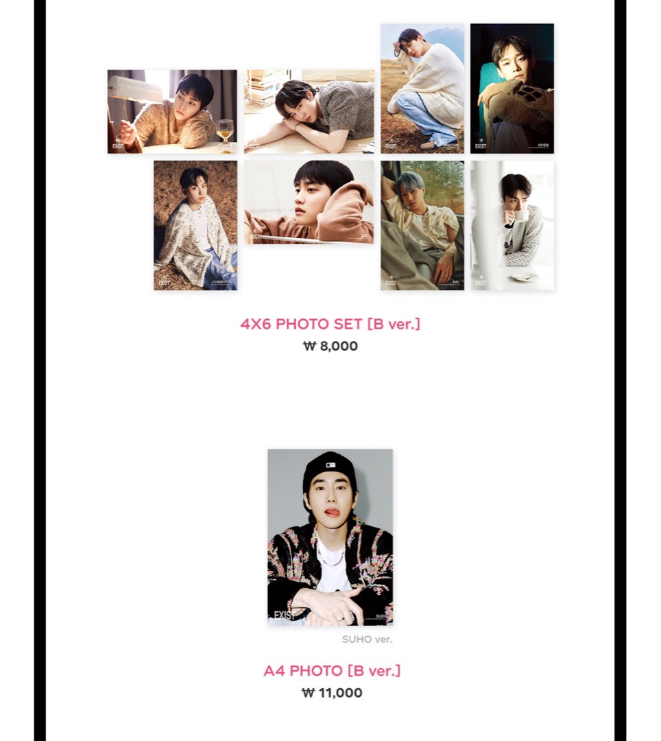 EXO EXIST EXOcial Club Cream Soda Official MD Random Trading Card