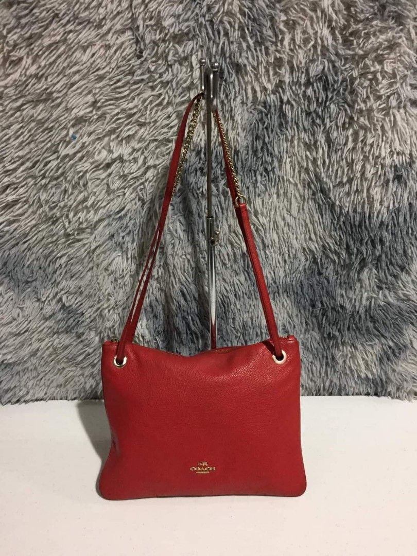 Coach clarkson hobo washed red sales