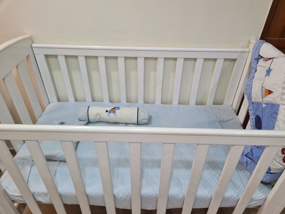 Luxury Baby Cot (Solid Wood New Zealand timber), Babies & Kids, Baby