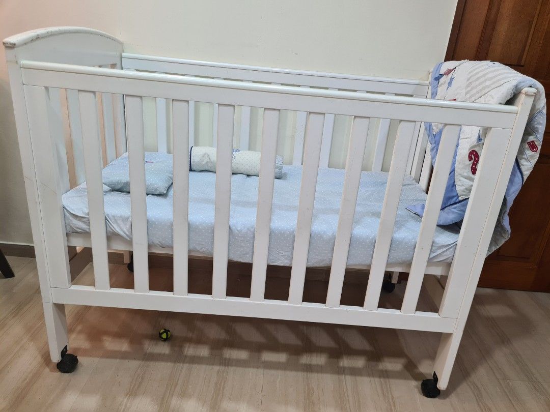 Luxury Baby Cot (Solid Wood New Zealand timber), Babies & Kids, Baby
