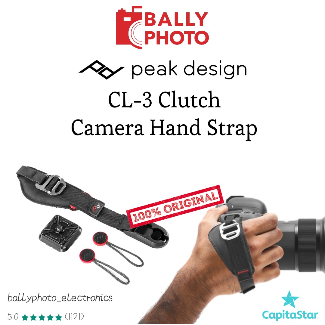Peak Design CL-3 Clutch Camera Hand Strap, Photography, Photography  Accessories, Other Photography Accessories on Carousell
