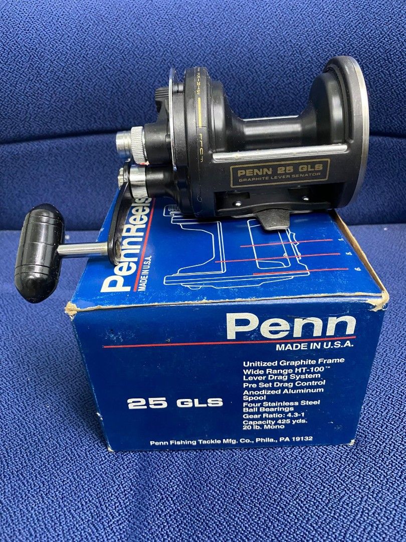 Penn reel made in USA, New, 25GLS