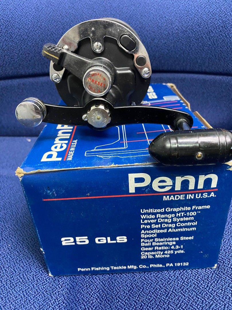 Penn reel made in USA, New, 25GLS
