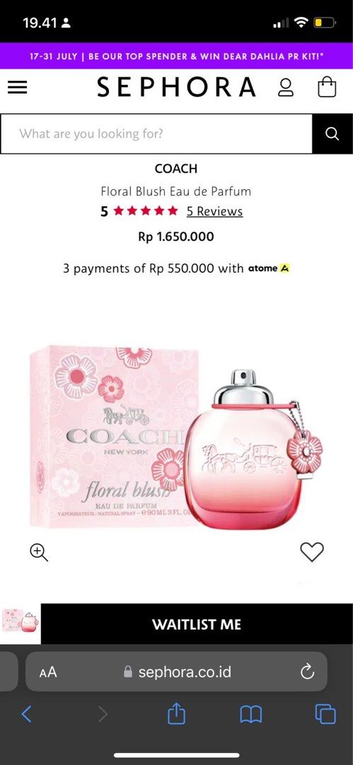 Coach floral blush sephora cheap