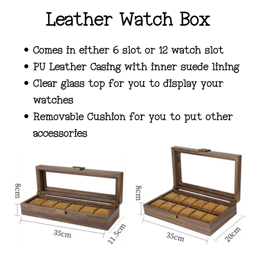 Customize discount watch box