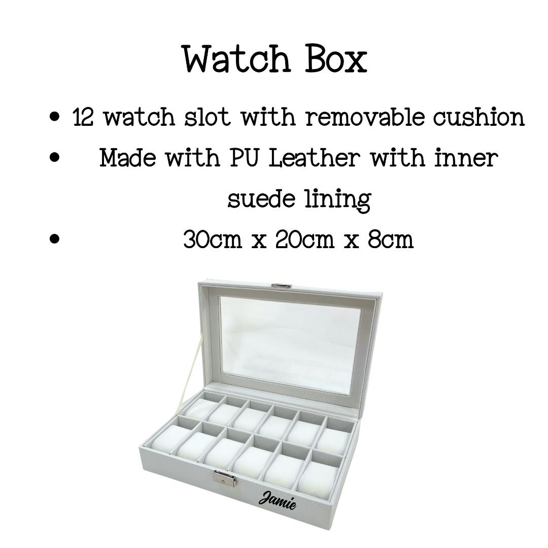 Watch hotsell box personalised