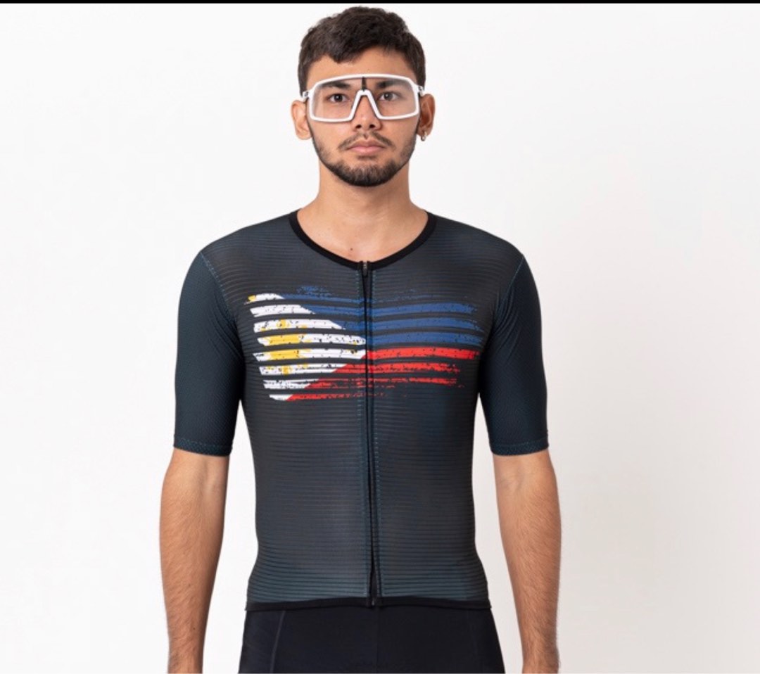 Philippine Flag cycling jersey, Men's Fashion, Activewear on Carousell