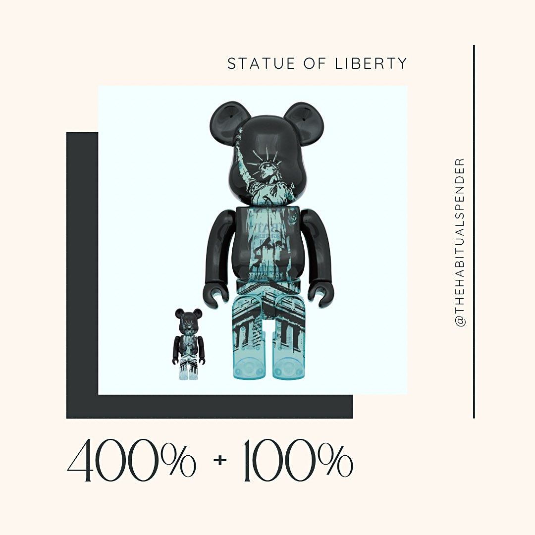 Statue of Liberty BE@RBRICK 1000％ MEDICOM TOY - BE@RBRICK Statue