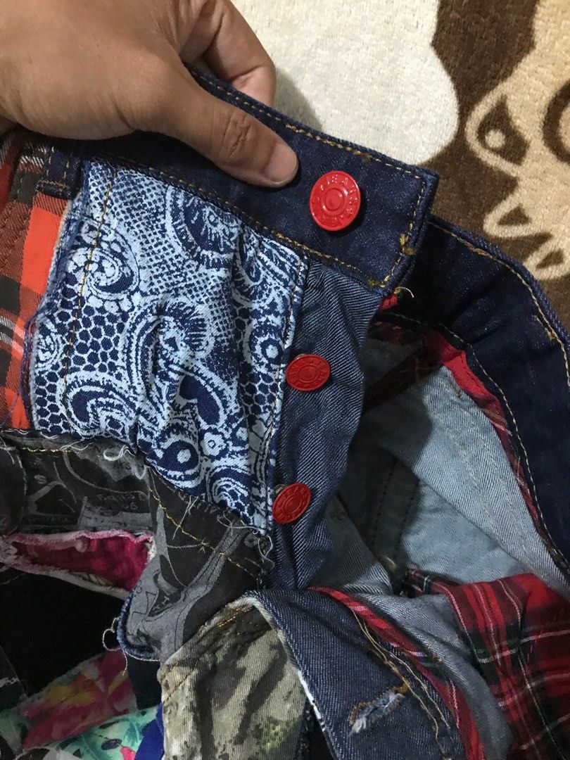 Davian patchwork shop jeans