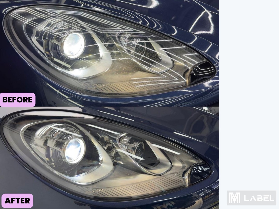 Porsche Macan New Headlight Lens Cover Replacement, Car Accessories