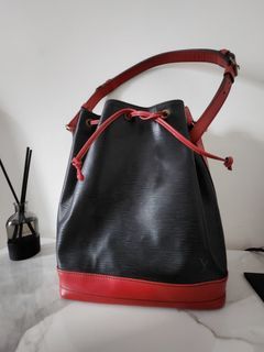 VINTAGE LOUIS VUITTON NOE PM M HANDBAG44102 BLACK EPI LEATHER BUCKET HAND  BAG ref.843450 - Joli Closet