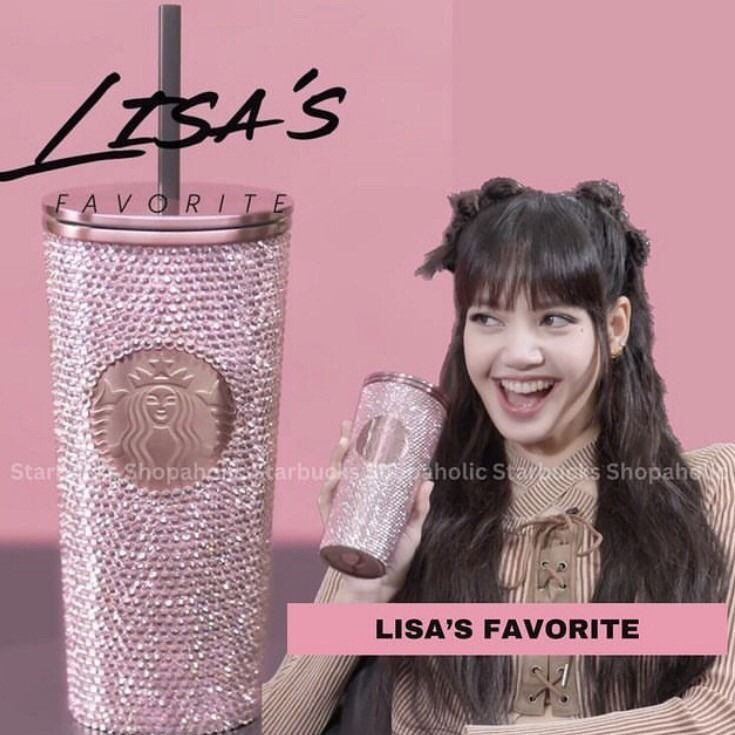 PREORDER Starbucks x Blackpink Rhinestone Tumbler, Serba Serbi