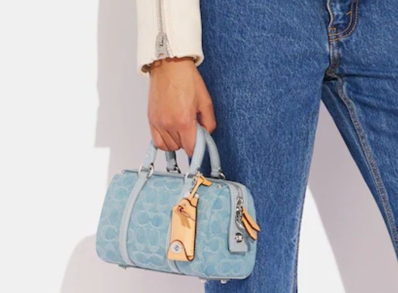 Coach dalmatian deals barrel bag