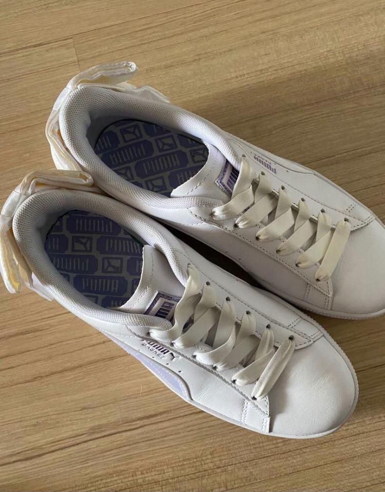 Puma basket bow satin shop