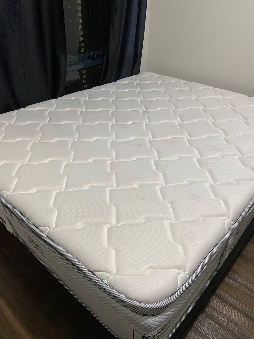 Queen King Koil Mattress and Bed Frame Bundle, Furniture & Home Living