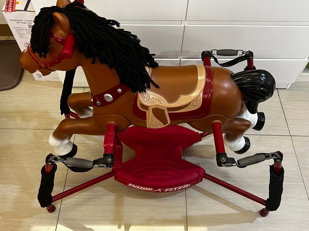Radio flyer spring rocking online horse