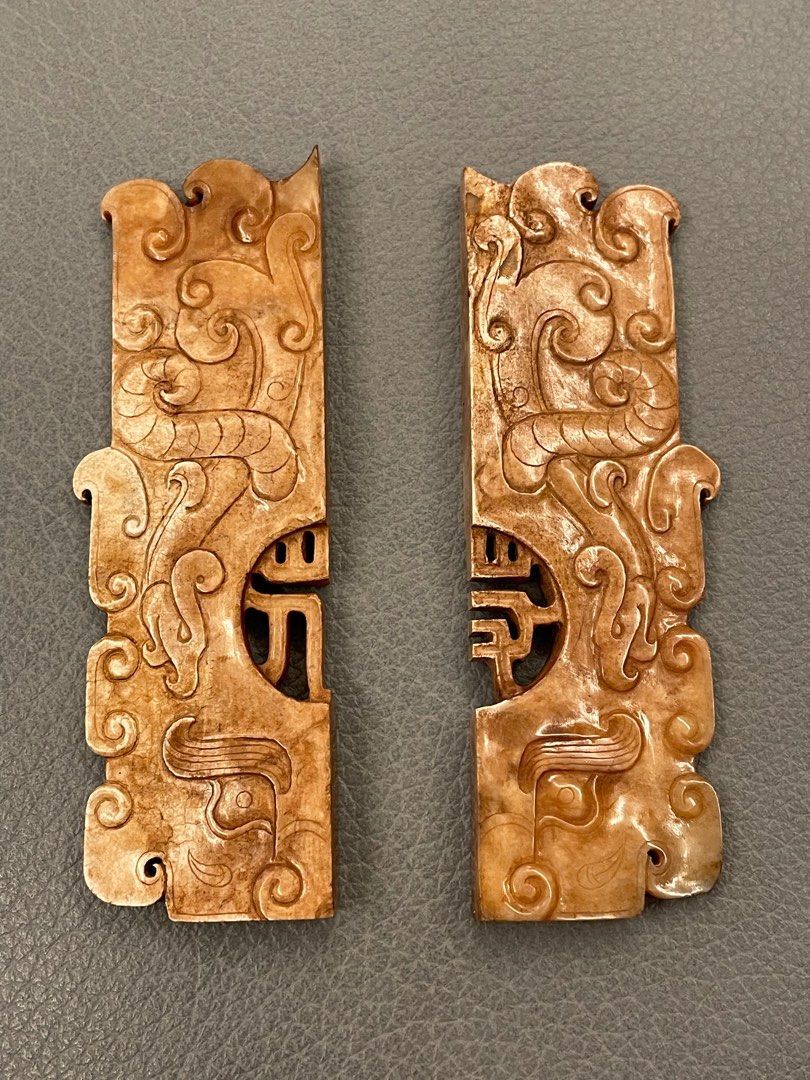 Rare Warring states to Han special jade keys, Hobbies & Toys ...