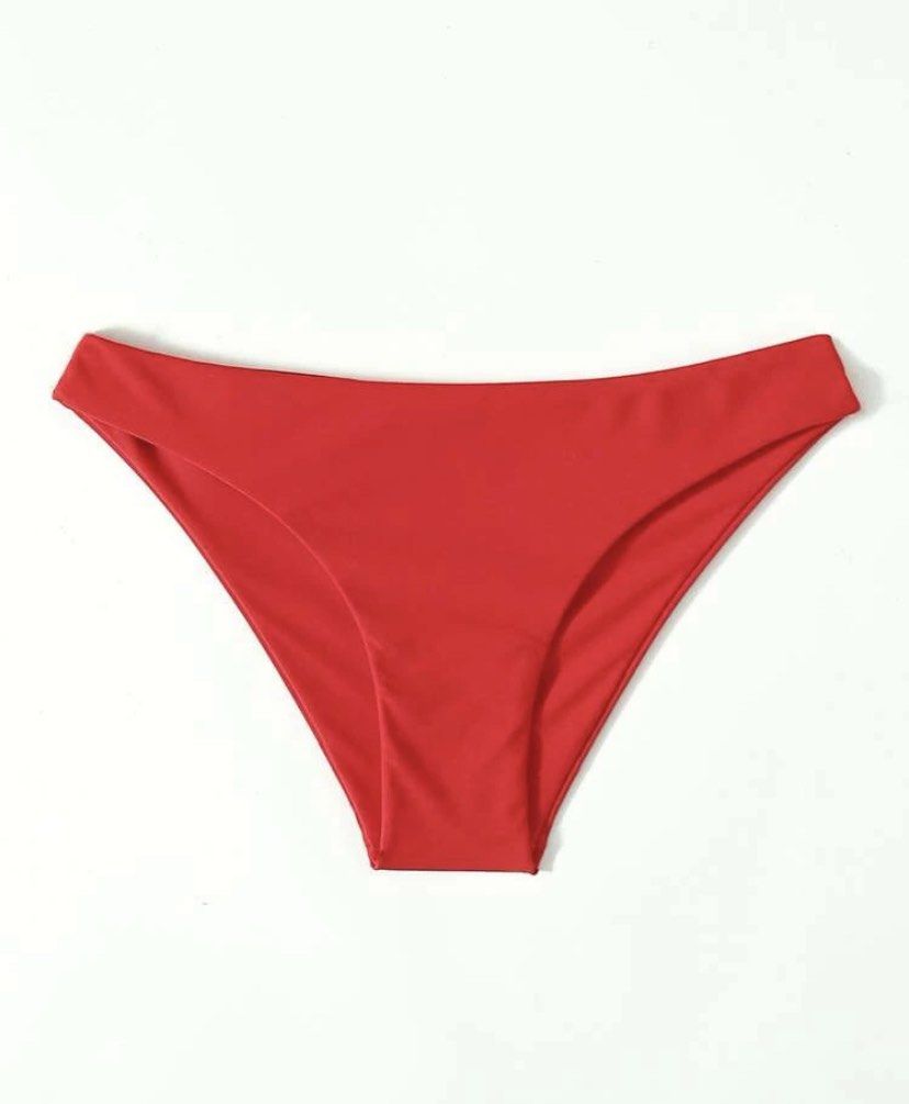 Red cheap bikini pants