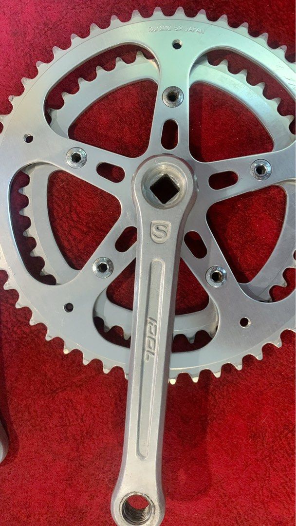 Retro Sugino Idol Road Touring Crankset Made in Japan