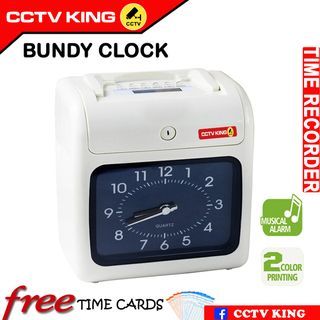 S-180P Bundy Clock w/out Back Up battery, Time Recorder