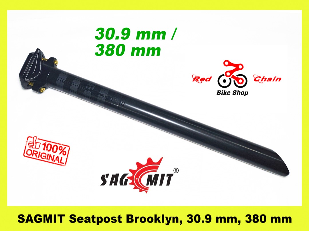 Sagmit Seat Post Brooklyn Alloy 30.9 mm 380 mm Black for MTB Sports Equipment Bicycles Parts Bicycles on Carousell