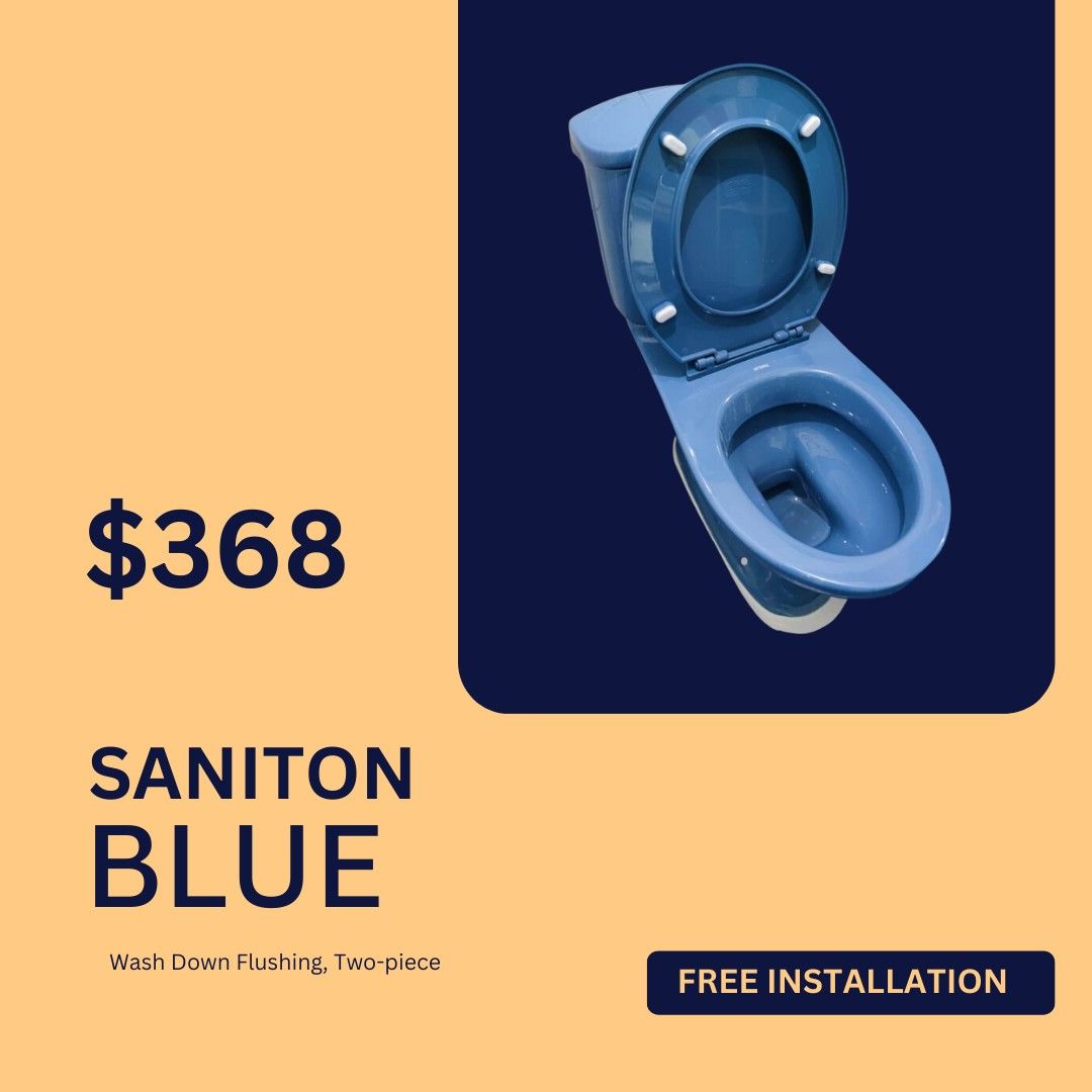 Saniton Colored Toilet Bowls, Furniture & Home Living, Bathroom