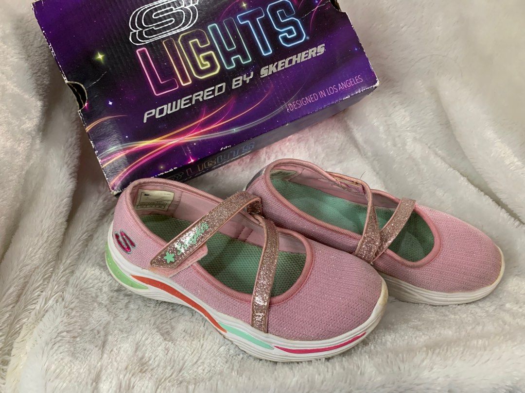 Skechers kids' store litebeams-spin n'sparkle sneaker