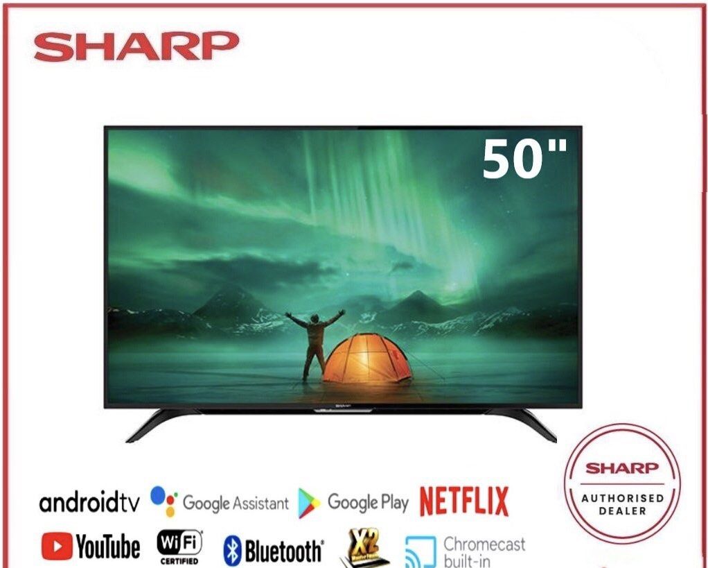 Sharp Aquos 50" Android FHD Smart TV (Under Warranty), TV & Home