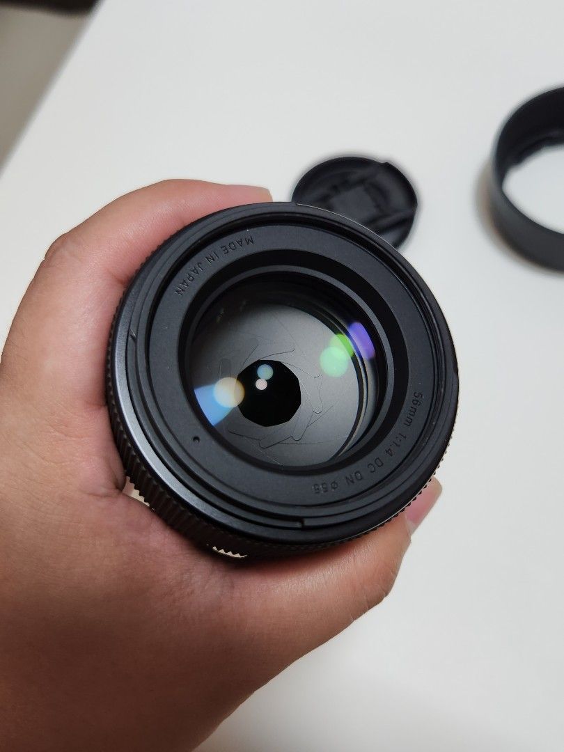 Sigma 56mm f1.4 Fuji Xmount, Photography, Lens & Kits on Carousell