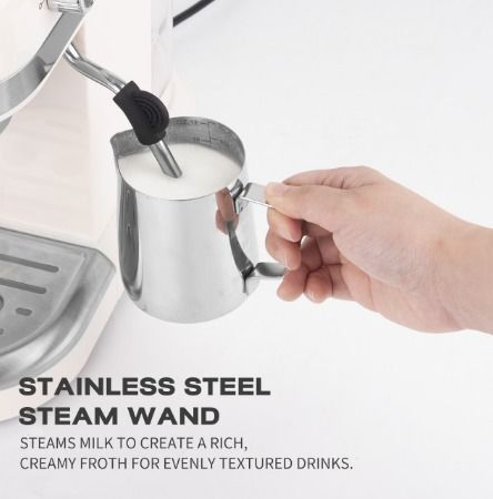 Simplus Semi Auto Espresso Machine With Steam Milk Frother Coffee Maker ...