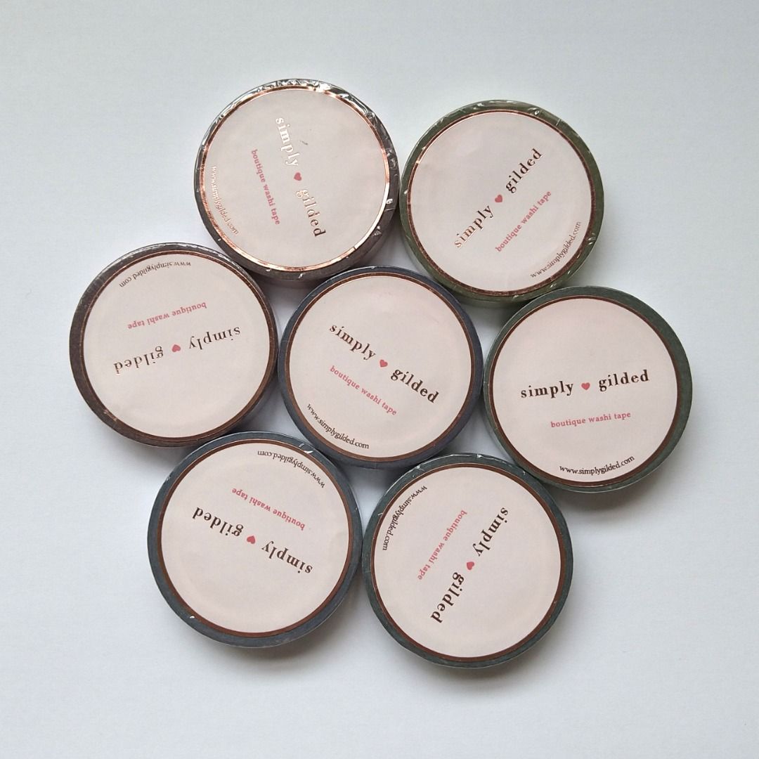 Simply Gilded Stardust Washi Tape NIP, Hobbies & Toys, Stationery