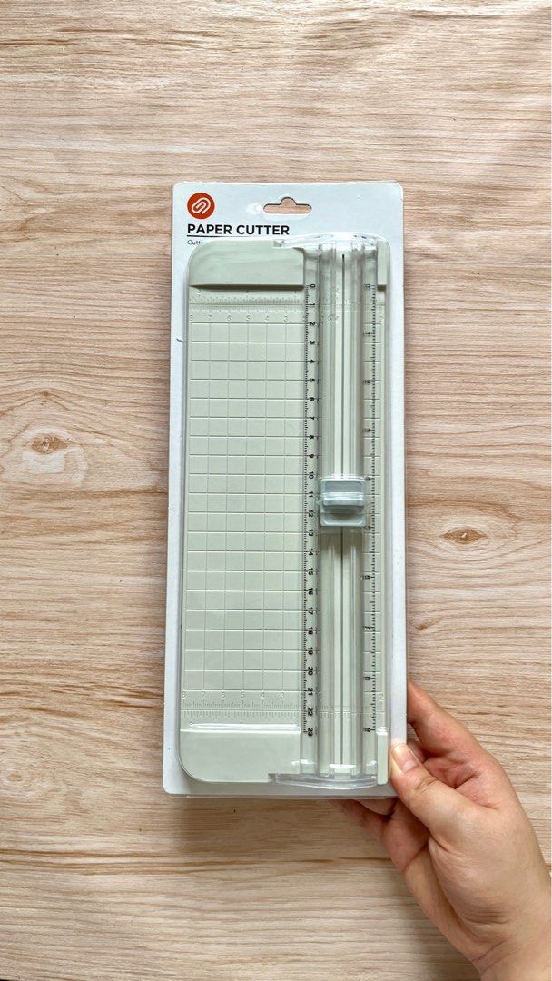 SM Stationery Paper Cutter in off-white on Carousell