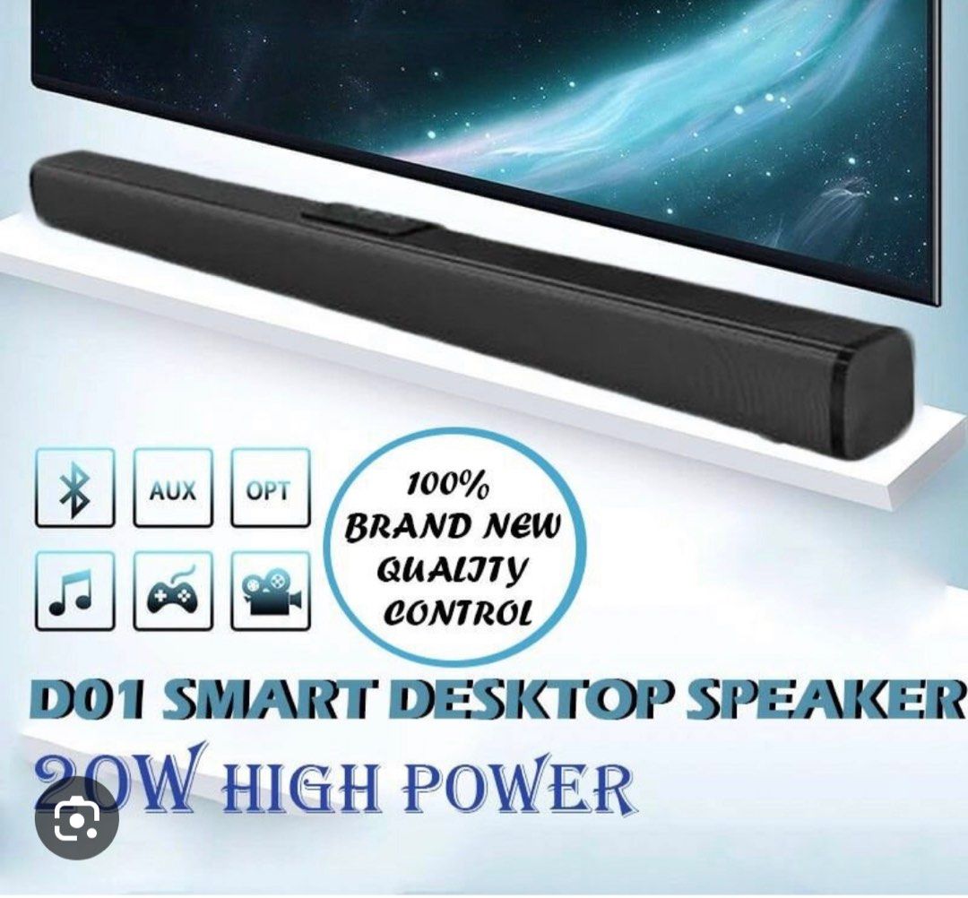 Smart desktop speaker D01, Audio, Soundbars, Speakers & Amplifiers on