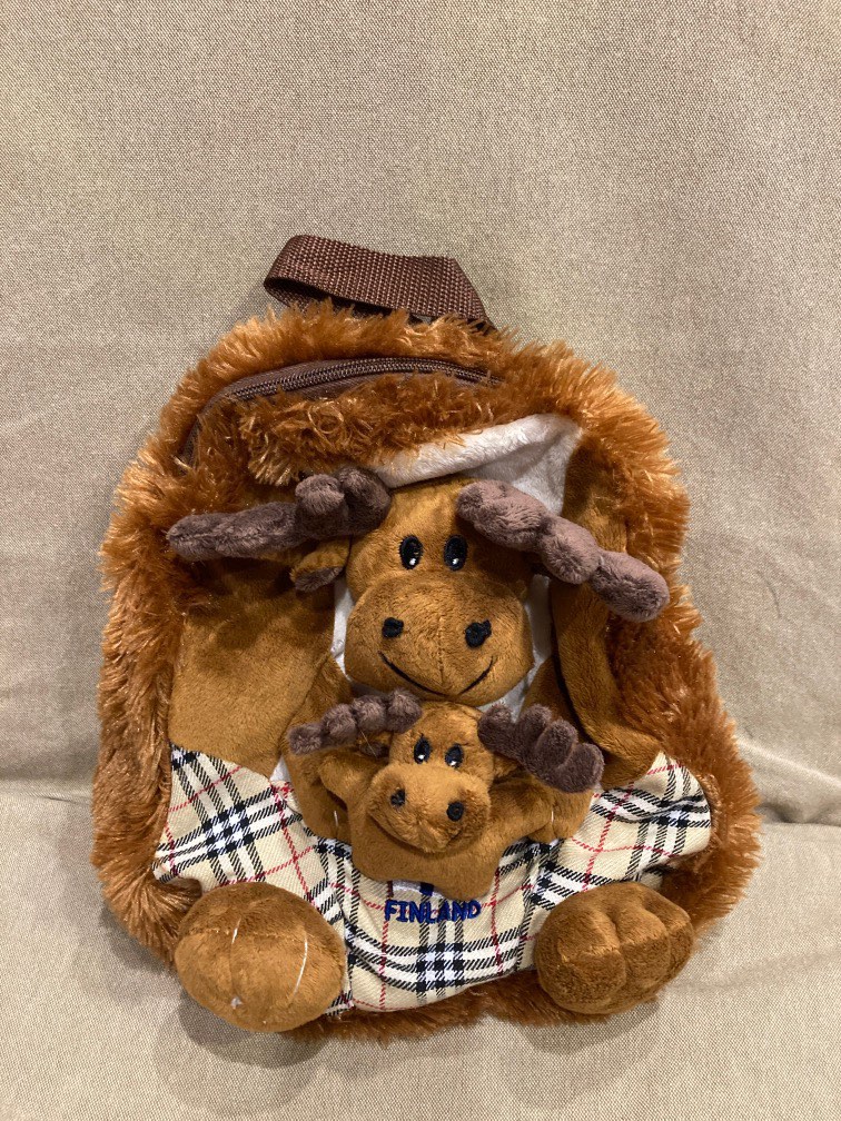 Soft toy backpack, Babies & Kids, Babies & Kids Fashion on Carousell